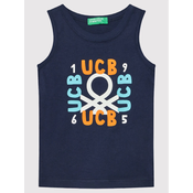 United Colors Of Benetton Top 3I1XGH002 Mornarsko modra Regular Fit