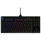 LOGITECH G Pro TKL Logitech tastatura – prenosiva igra planirano Clicky Madarski lézergravírozott crno