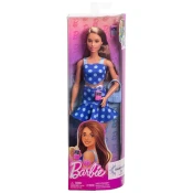 Barbie: Fashionista moderna lutka u plavoj haljini s mjeracem šecera u krvi - Mattel