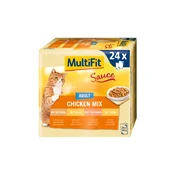 MultiFit Cat Adult mix piščanec v omaki Multipack 24x100 g
