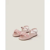 Monsoon Children Sandale za devojcice Pearly Pom Flower, Roze