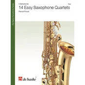 PROUST:14 EASY SAXOPHONE QUARTETS