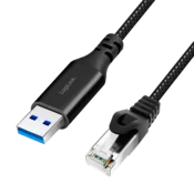 shumee Ethernet kabel USB 3.0 na RJ45 LAN adapter LogiLink 1Gb/s CAT6 aktivni 1 m