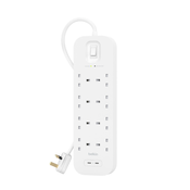 Belkin Connect Bijelo 8 uticnice naizmjenicne struje 2 m