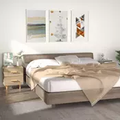 Vidaxl vidaXL Nočne omarice, komplet 2 kosov, hrast sonoma, 40x35x47,5 cm