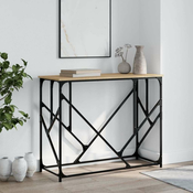 Vidaxl Konzolna mizica sonoma hrast 100x40x80 cm inženirski les