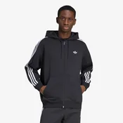 Mikina adidas Adicolor Oversize Full-Zip Hoodie Black S