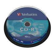 VERBATIM CD-R MEDIJ 10PK CB (43437)