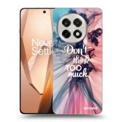 Silikonski črni ovitek za OnePlus 13R 5G - Dont think TOO much