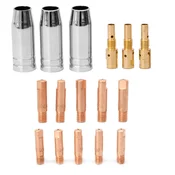 Set potrošnog materijala za MIG/MAG gorionik MB15 - 16 dijelni