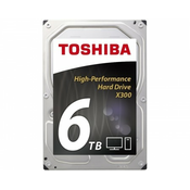 TOSHIBA 6TB 3.5 SATA III 128MB 7.200rpm HDWE160UZSVA X300 series bulk
