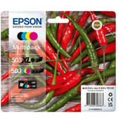 Komplet kartuš Epson 503 XL Black in Epson 503 CMY/Original