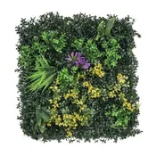 Umetna zelena stena G21 Listo Herb, 50x50 cm