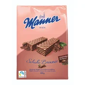 Manner Čokoladni brownie kakavovi oblati z dodatno čokoladno kremo 400 g