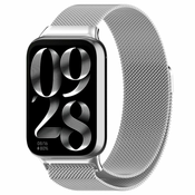 BStrap Milanese pašček za Xiaomi Mi Band 8 Pro, silver