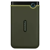 TRANSCEND vanjski HDD USB 3.0 StoreJet 25M3G, tanak, 2TB, crni (SATA, gumeno kućište, Anti-Shock)
