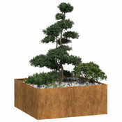 Sadilica boja hrde 100x100x40 cm od pohabanog celika