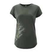 Life-Tree Majica Washed Green Pine Branch zelena