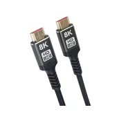 PremiumCord ULTRA HDMI 2.1 High Speed + Ethernet kabel 8K@60Hz, pozlačen 7,5 m