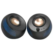 CREATIVE CREATIVE PC ZVOČNIKI 2.0 PEBBLE X USB-C ČRNI Z RGB, (22006909)