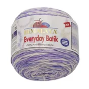 Himalaya EVERYDAY BATIK - 140g / 350 m - bela, vijolična