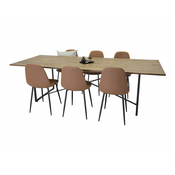 jedilnica set Dallas 4080 76x100x250cm