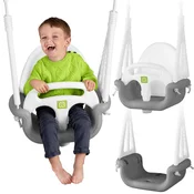 Northix Ricokids gugalnica z vedro 3v1 sivo-bela
