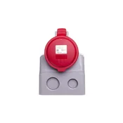 LEGRAND Fiksna vtičnica 5P 32A 400V rdeča IP44 P17 TEMPRA PRO 555259
