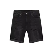 Pull&Bear Kavbojke  črn denim