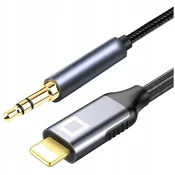 CO2 CO2 AUX KABEL ZA IPHONE X 14 13 LIGHTNING MINI JACK ADAPTER 1M
