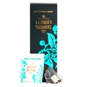 Zeleni čaj GREEN LEMON in GINGER, 25 čajnih vrečk, A.C. Perchs Thehandel