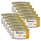 Applaws Konzerva za mačke s piščančjimi prsi v želeju 12 x 70 g