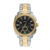 Ročna ura Fossil Machine Chrono FS6159 Zlata