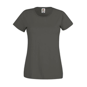 Graphite Womens T-shirt Lady fit Original Fruit of the Loom