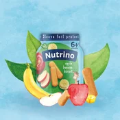 Nutrino Pire od voca, Jabuka i banana sa keksom, 125g