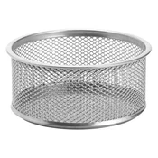 Žična skodelica za zaponke, srebrna 89x33mm