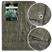 shumee Ponjava 6x8m zaščitna pokrivna ponjava ZELENA DEBELA 90g 48m2 MOČNA ++
