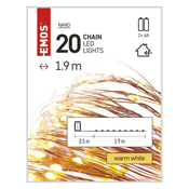 Novoletne lučke 20 led D3AW07 Emos