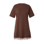 VERO MODA Obleka VMSARA temno rjava