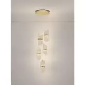 LUCIEN LED LUSTER ZLATNI/STAKLO 34W IP20 3000K TRIAK PRIGUŠLJIV NL9214202