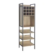 Homestar Stojalo za vino HANNES 52x40x180 cm rustikalni melamin