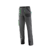 Canis Radne pantalone do struka ženske sirius vel.46 sivo-zelena ( 38340 )