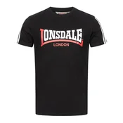 LONSDALE Majica Elphin grenada/črna/bela