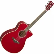 Yamaha FSC-TA Ruby Red Elektroakustična dreadnought (Kot novo)