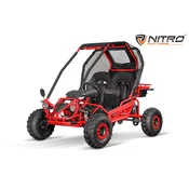 Otroški gokart 125 ccm midi buggy RG7-A Hunt 7 rdeča
