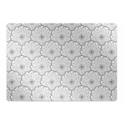 Decormat Podloga za pisarniški stol Narisana cvet 140x100 cm 2 cm