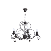 Luster na lancu MAURO 5xE14/60W/230V