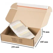 NN ŠKATLA PAKETNA SAMOLEPILNA SENDBOX 290x185x70mm B10