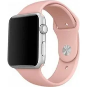 Mercury Mercury Silicon Apple Watch pašček 44 mm roza/roza