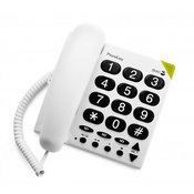 Telefon za starije i nagluhe s velikim tipkama Doro PhoneEasy 311c Bijela